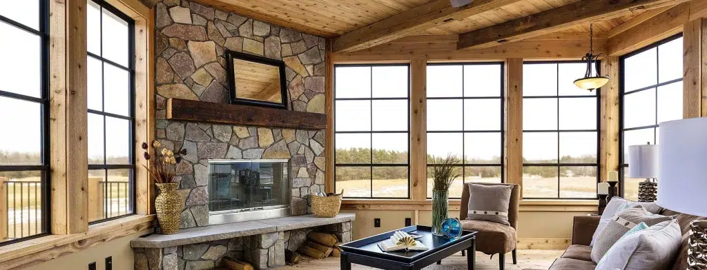 Sunroom with WeatherMaster™ and large windows